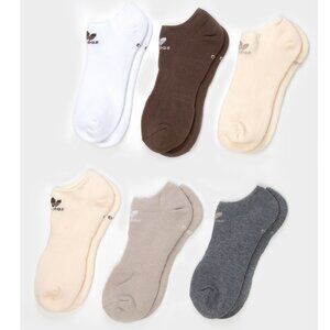 ADIDAS Originals Trefoil 6 Pack No Show Socks